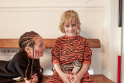 Chilli Oil Tiger Stripe Raglan Sweater