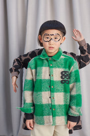 True Green Check Overshirt