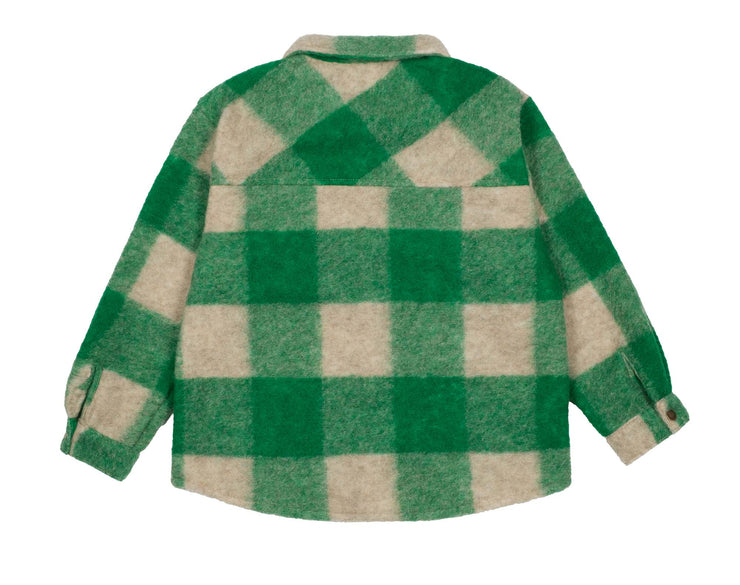 True Green Check Overshirt