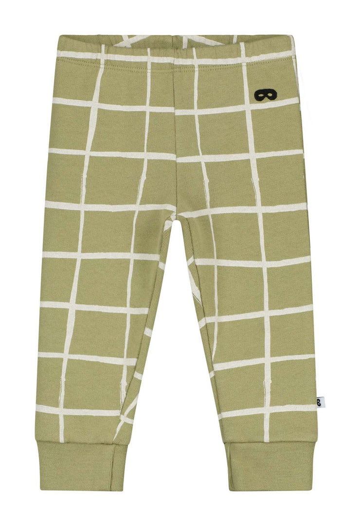Kelp Grid Baby Jersey Pants
