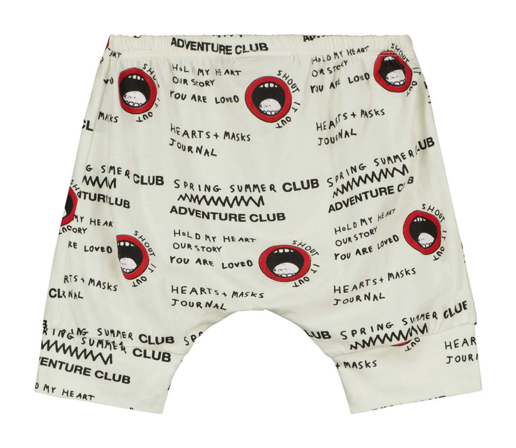 Delicate Green Shout It Out Baby Shorts