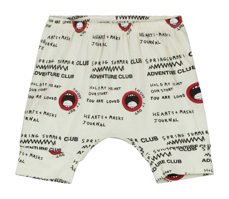Delicate Green Shout It Out Baby Shorts