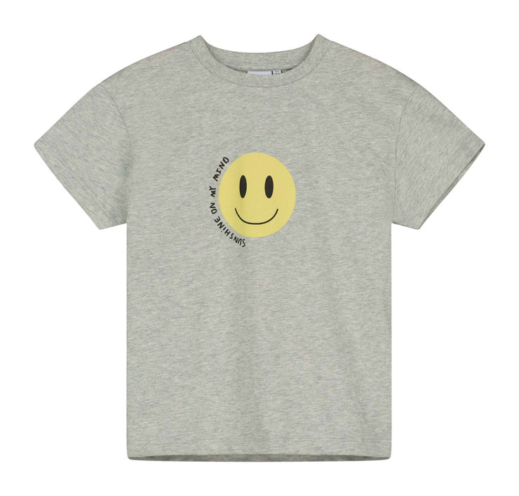 Grey Melange Smile T-shirt