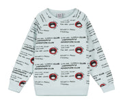 Washed Blue Shout It Out Raglan Sweater