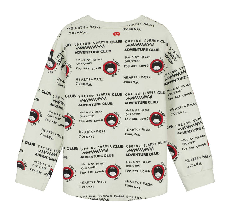 Delicate Green Shout It Out Relaxed Fit Sweater