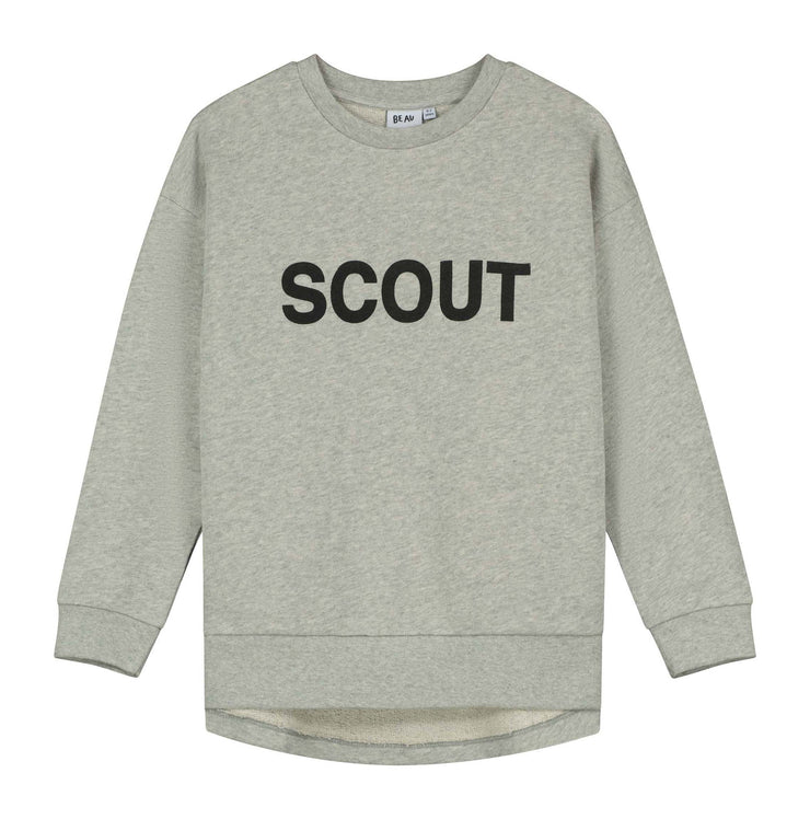 Grey Melange Relaxed Fit &