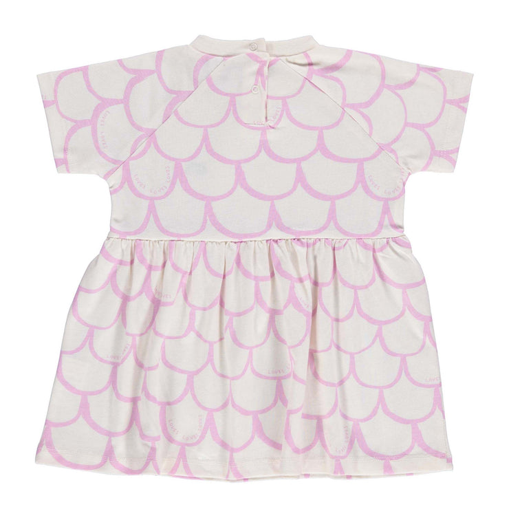 Pink Lavender Scales Baby Dress