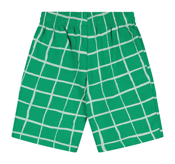 Kelly Green Grid Shorts