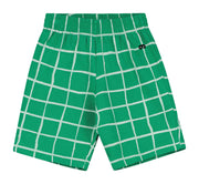 Kelly Green Grid Shorts