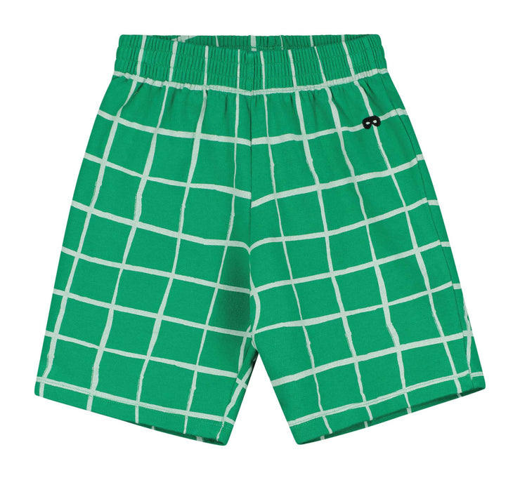 Kelly Green Grid Shorts