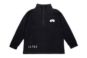 Black Half Zip Up Sweater
