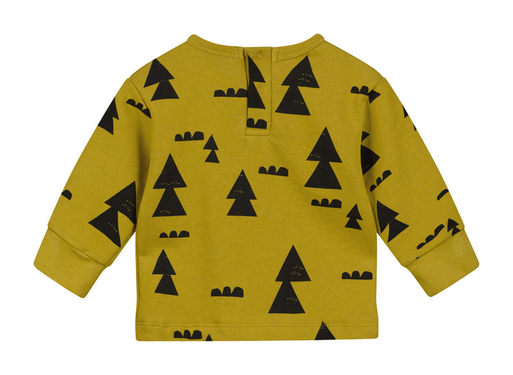 Wood Trees Baby Sweater