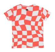 Red Orange Check Baby T-shirt