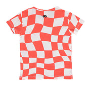 Red Orange Check Baby T-shirt