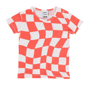 Red Orange Check Baby T-shirt