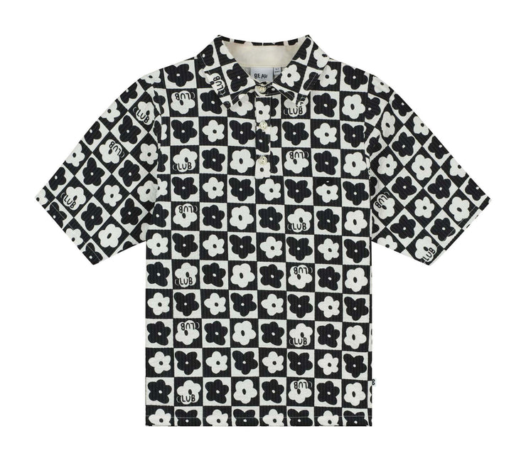 Club Black Short Sleeve Shirt