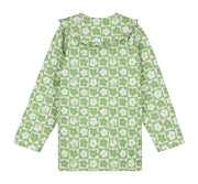 Club Olive Green Martha Collar Quilted Jacket