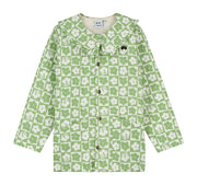 Club Olive Green Martha Collar Quilted Jacket
