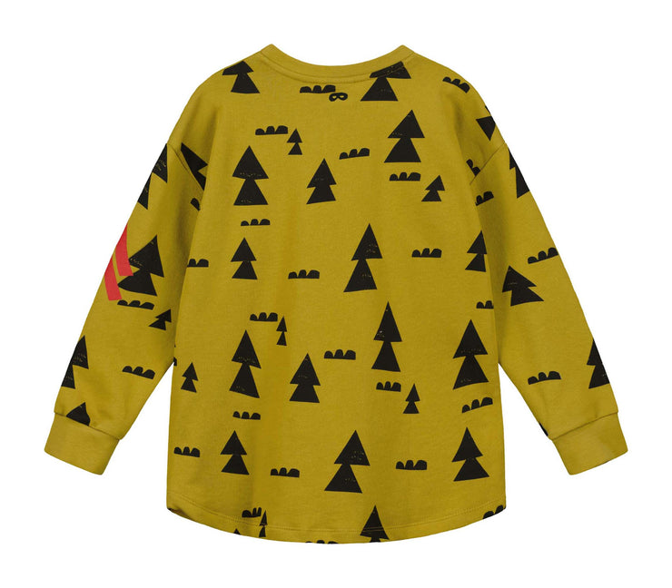 Wood Trees Relaxed Fit Sweater