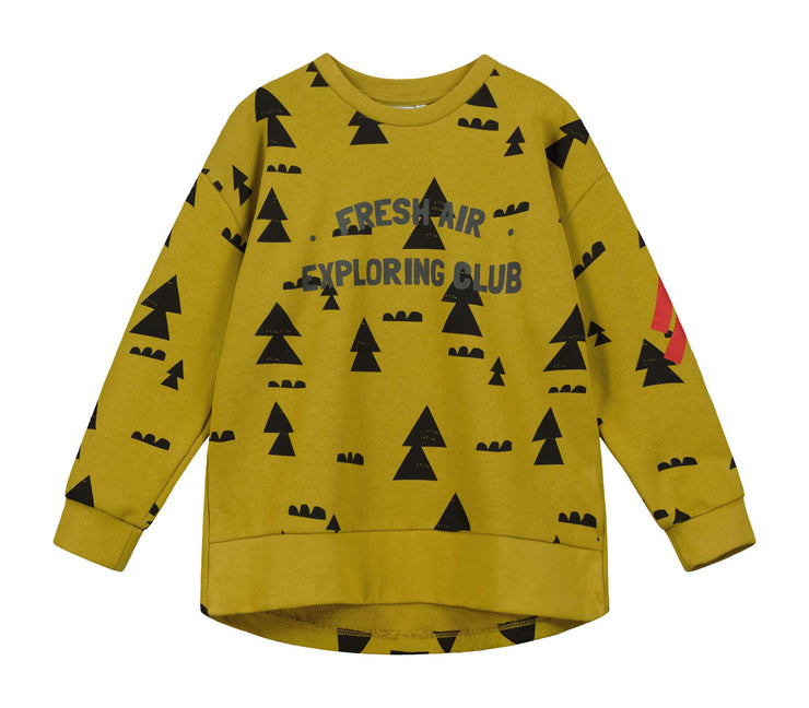 Wood Trees Relaxed Fit Sweater