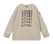 Mushroom 'LOVES' Raglan Sweater