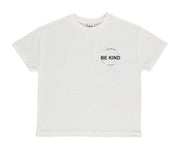 Natural 'Be Kind' Oversized T-shirt