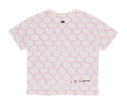 Pink Lavender Scales Relaxed Fit T-shirt