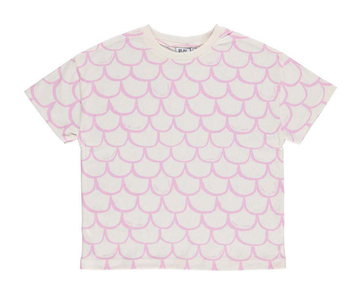 Pink Lavender Scales Relaxed Fit T-shirt