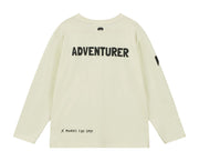 Natural 'Adventurer' Long Sleeve T-shirt