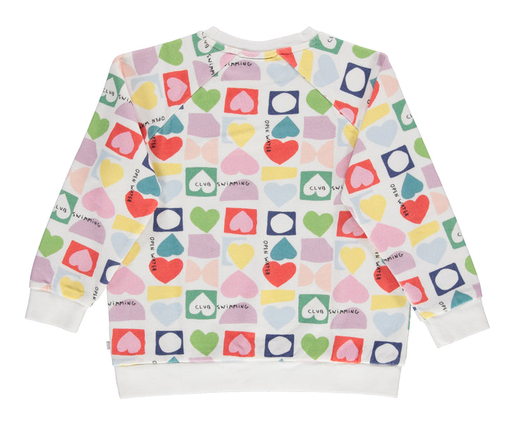 Hearts Raglan Sweater