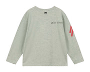 Grey Marl 'LOVES LOVES LOVES' Long Sleeve T-shirt