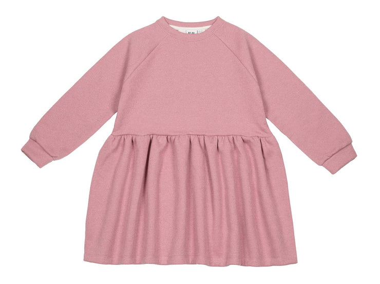 Glitter Pink Raglan Dress