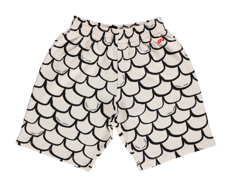 Black Scales Shorts