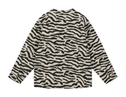 Mushroom Tiger Stripe Corduroy Shirt