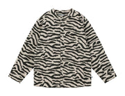 Mushroom Tiger Stripe Corduroy Shirt
