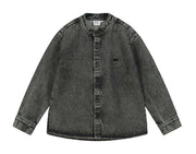 Washed Black Denim 'Adventurer' Shirt