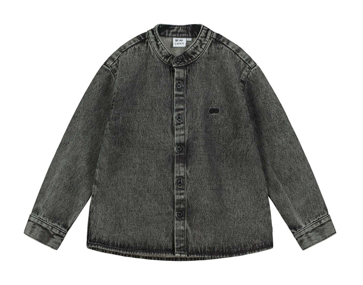 Washed Black Denim &