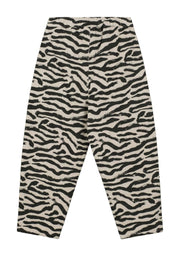 Mushroom Tiger Stripe Corduroy Pants