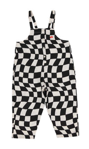 Black Check Jumpsuit