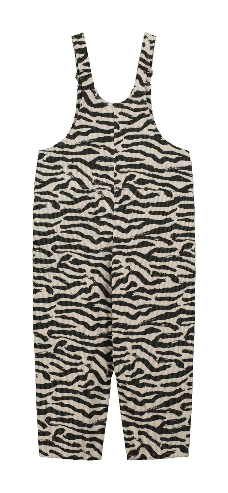 Mushroom Tiger Stripe Corduroy Dungarees