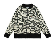 Black Noodles Bomber Jacket