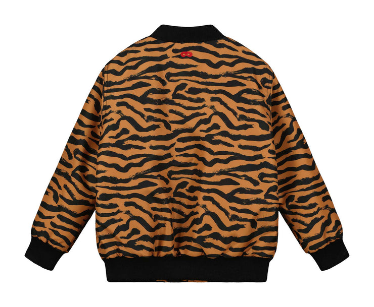 Tiger Stripe Bomber Jacket