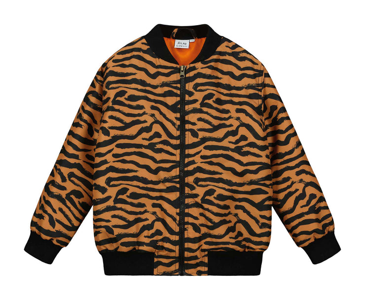 Tiger Stripe Bomber Jacket