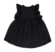 Black Frill Sleeve Tally Dress