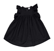 Black Frill Sleeve Tally Dress
