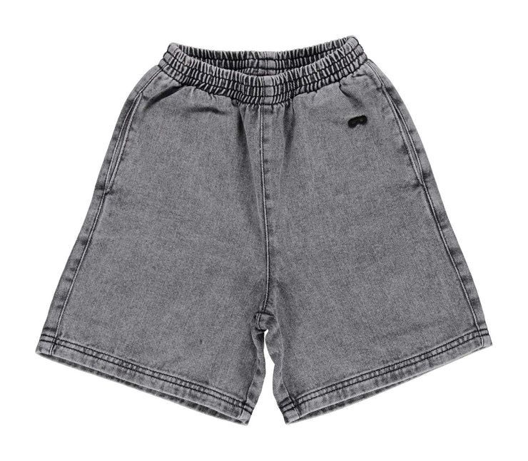 Vintage Washed Denim Long Shorts