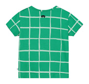 Kelly Green Grid Baby T-shirt