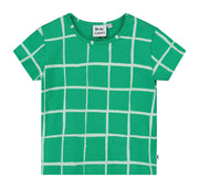 Kelly Green Grid Baby T-shirt