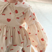 Natural Hearts + Masks Margo Frill Collar Dress