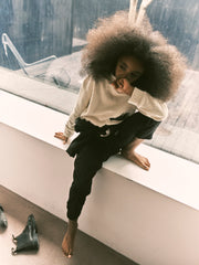 Natural 'Hug More' Raglan Sweater